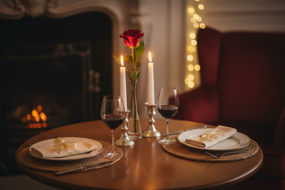 How to Set a Romantic Table for Two at Home