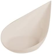 48 Pack Eco-Wheat Tiny Tear Spoon Wheat Plastic Mini Appetizer Plate Mini Eco-Wheat Dessert Spoons Professional-Grade Recyclable Sustainable Small Serving Platter CMJJ