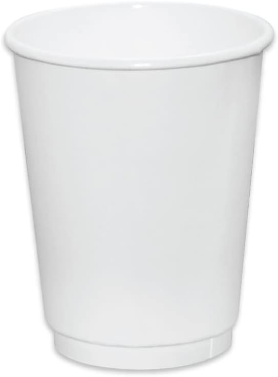 Insulated Paper Cups for Coffee & Tea Made in USA | Recyclable Double Wall - Image 3