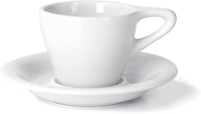 notNeutral Lino Porcelain Cup & Saucer Espresso 3 oz by notNeutral