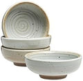 Vikko Small Dipping Bowls, Set of 4 Mini Soy Sauce Dishes, 3" Stoneware Dipping Sauce Cups, Decorative Pinch Bowls for Dips, Condiments, Charcuterie Boards - Microwave and Dishwasher Safe