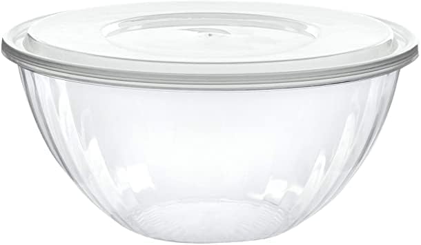 2 Swts Disposable Round Crystal Clear Serving Bowls - Image 2