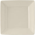 Tuxton China BEH-0845 Plate, 8-1/2", Square, Wide Rim, Microwave and Dishwasher Safe, Oven Proof, Fully Vitrified, Ceramic, DuraTux, American White/Eggshell, Pack of 12