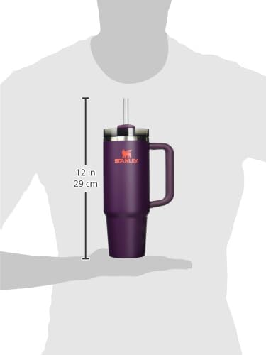 STANLEY Quencher H2.0 Flow State Tumbler, 30 oz, Plum | Handle and Straw | - Image 4