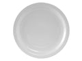 Tuxton China CLA-104 Plate, 10-1/2" Diameter, Round, Narrow Rim, Microwave and Dishwasher Safe, Oven Proof, Fully Vitrified, Colorado, Porcelain White, Round Plates, Pack of 12