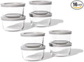 16-Piece Glass Food Storage Containers Set | 1-Cup, Leakproof | Microwave by DuraLiving