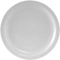 Tuxton China CLA-074 Plate, 7-1/2" Diameter, Round, Narrow Rim, Microwave and Dishwasher Safe, Oven Proof, Fully Vitrified, Colorado, Porcelain White, Pack of 36