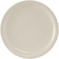 Tuxton China TNR-006 Plate, 6-1/2" Diameter, Round, Narrow Rim, Microwave and Dishwasher Safe, Oven Proof, Fully Vitrified, Ceramic, TuxCare, Healthcare, Nevada, Pack of 36