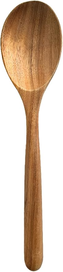 Wood Spoon, Healthy Acacia Wooden Cooking Spoons, Durable Kitchen Serving Spoon by DecentVrvege