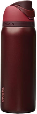 Owala FreeSip Stainless Steel Water Bottle 32 oz Black Cherry by Unknown