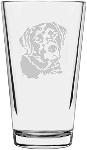 Labrador Retriever Customizable Dog Themed Etched All Purpose 16oz Pint Glass