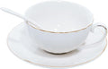 Bone China Tea Cup and Saucer Set by STAREARTH