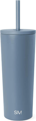 Simple Modern Iced Coffee Tumbler, Insulated | 24oz | Blue | Reusable Stainless by Unknown
