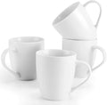 Mfacoy White Coffee Mugs Set of 4, 16 Ounce Mug by Mfacoyisalifestylebrand