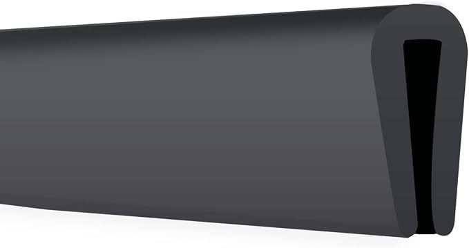 Rubber Edge Trim, 3/32" U Channel Edge Trim, Fit by Protalwell
