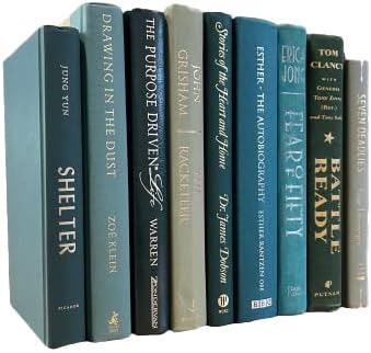 Real Books by Color® (Set of 11, Green) Decorative Bookshelf Home Decor Shelf Styling Photo Prop