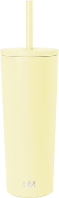 Simple Modern Iced Coffee Tumbler, Insulated | 24oz | Yellow | Reusable by Unknown
