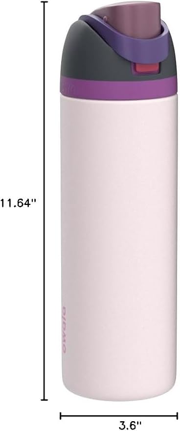 Owala FreeSip Stainless Steel Water Bottle 40 oz Dreamy Field - Image 7