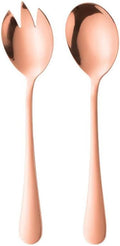 Salad Servers Salad Spoons and Fork Set Stainless Steel Serving Utensils by Unknown