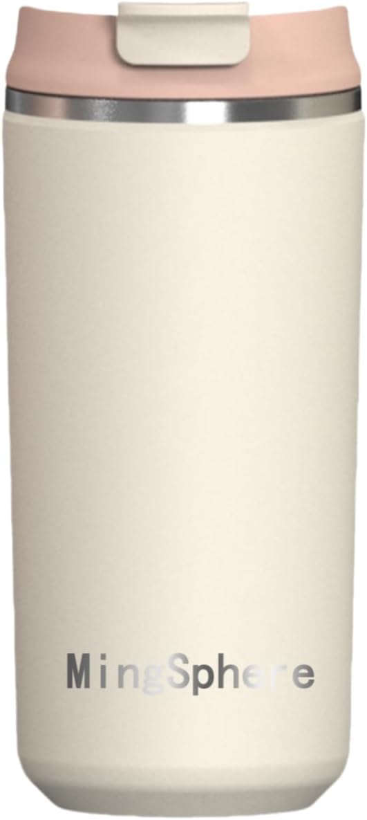 12oz Insulated Stainless Steel Coffee Cup by MingSphere