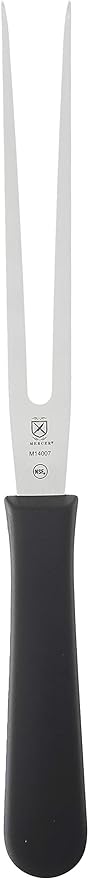 Mercer Culinary M14007 Millennia Black Handle, 7-Inch Straight, Cook's Fork by MercerCulinary
