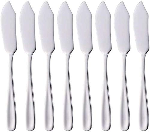 Buyer Star Cheese Butter Knife, Stainless Steel 18/10 6" Mini Desert Knives by BuyerStar