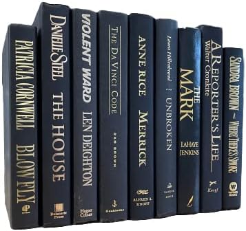 Real Books by Color® (1 Single, Black Gold) Decorative Bookshelf Home Decor Shelf Styling Photo Prop