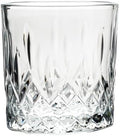 Vikko Whiskey Glasses, Set of 12 Old Fashioned Glasses, Crystal Style Glass Tumblers, 11.25 Ounce Capacity, Elegant Design, Dishwasher Safe