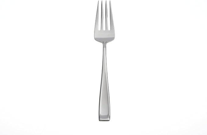 Oneida Moda 2-Piece Silverware Serving Forks, Flatware | silver, dishwasher - Image 2