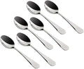 Stainless Steel Teaspoon Set, 6 Piece. | Dishwasher Safe Silverware. Mirer by Unknown