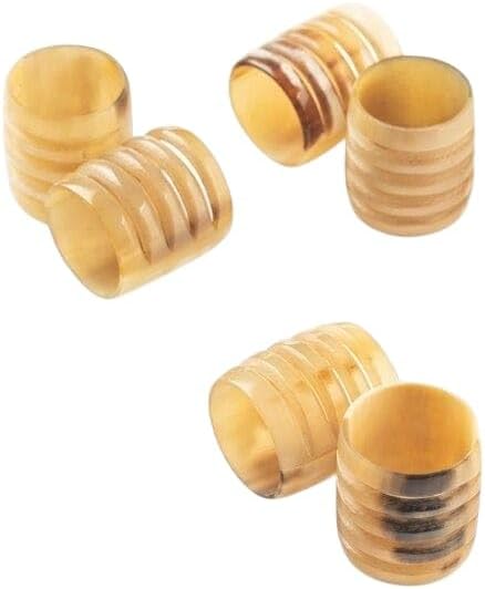 Classic Handmade Resin Napkin Rings Set, Dining Table Holders - Image 3