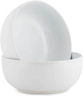 Elanze Designs Bistro Glossy Ceramic 8.5 inch Large Serving Bowls Set of 2 by ElanzeDesigns
