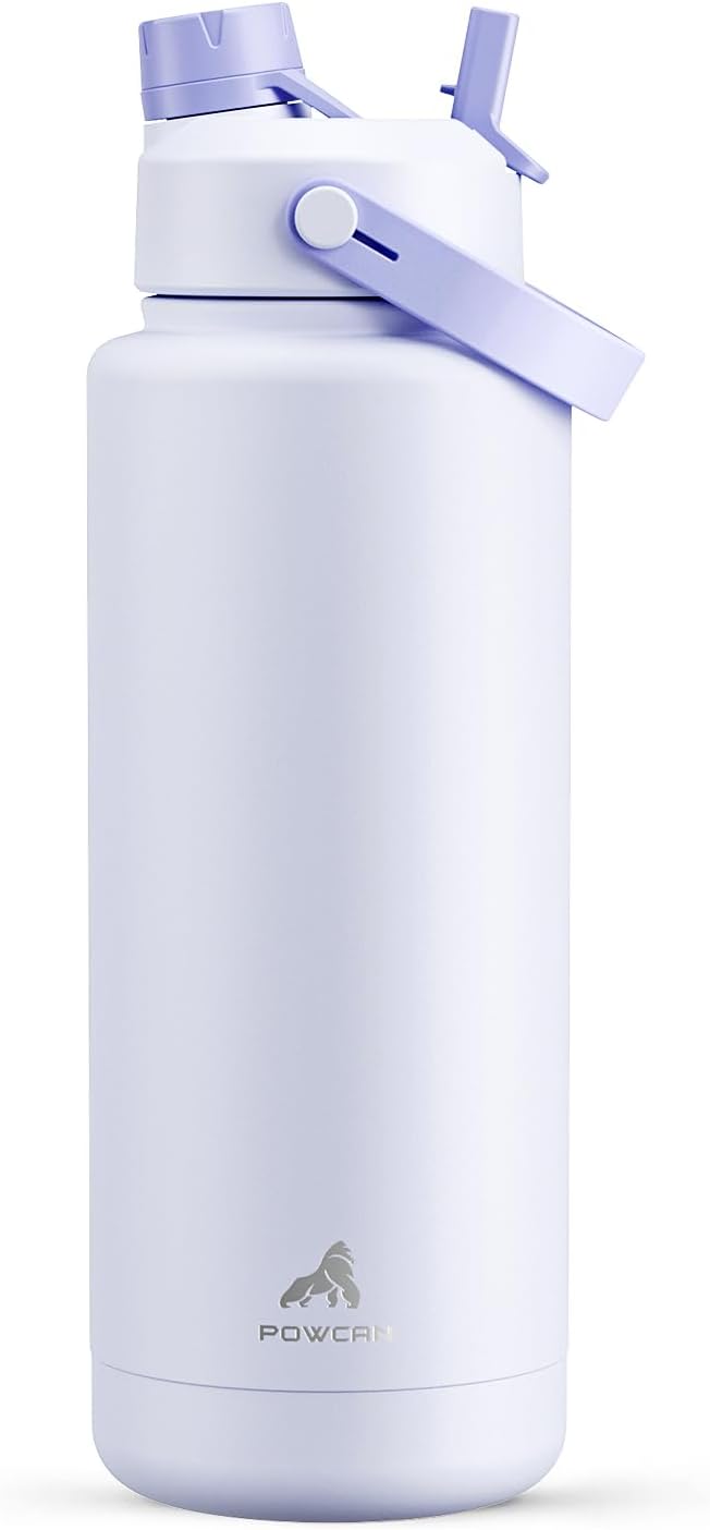 POWCAN 40 oz Insulated Water Bottle by POWCAN