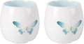 KAMMAK Tea Cup, 2.3oz Small Tea Cups Set of 2, Ceramic Teacups by KAMMAK