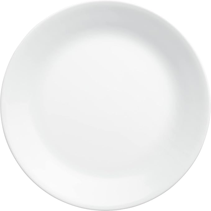 Corelle Vitrelle 4-Pieces 10.25" Glass Dinner Plates Chip & Crack Resistant by Corelle