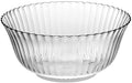 12 Qt Clear Plastic Punch Bowl with Scalloped Edge, Round Shape, BPA Free, Recyclable, 14.5 Inch Top Diameter, Smooth Finish