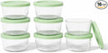 16-Piece Glass Food Storage Containers Set | 1-Cup, Leakproof | Microwave by DuraLiving