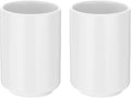 HARFINGTON 2pcs Japanese Ceramic Tea Cups 8oz / 240ml Simple Solid Color No by HARFINGTON
