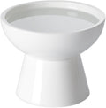 LoeJan Elevated Cat Food and Water Bowls Set, Extra Wide and Raised Ceramic by LoeJan
