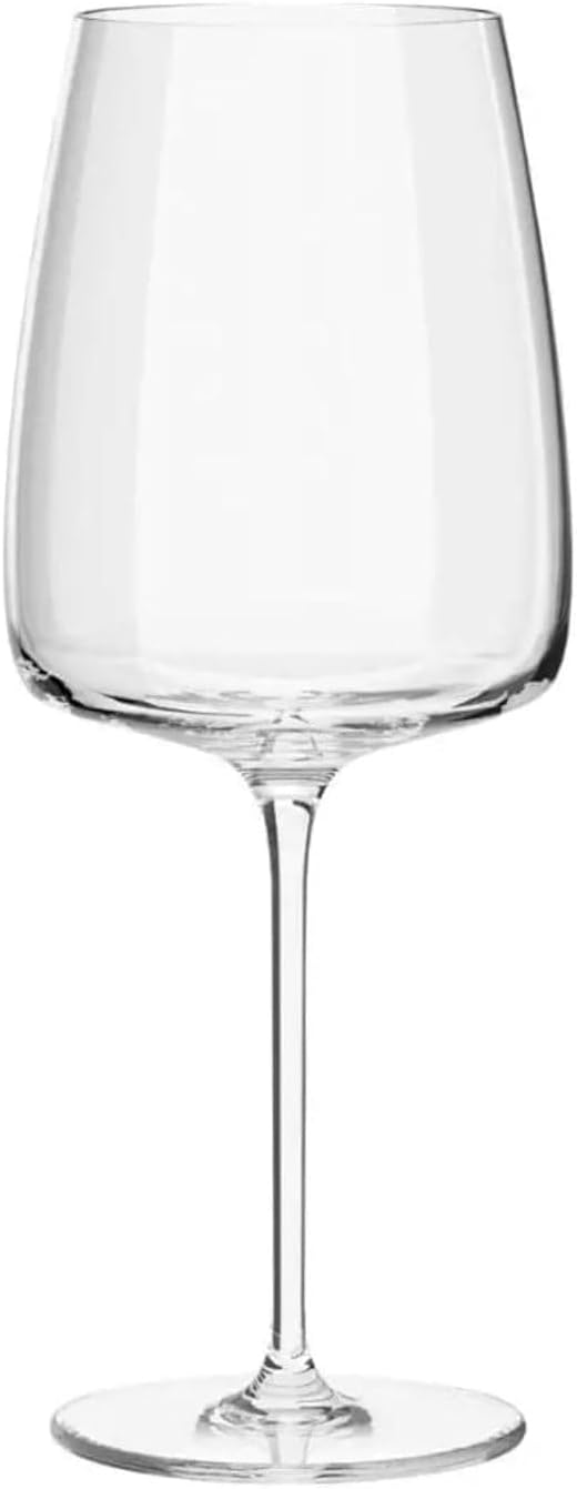 Krosno Red Wine Glasses, Set of 4, 20.3 oz, Modern Collection, Versatile and Durable Crystalline Glass, Pristine Clarity and Long-Lasting Shine, Dishwasher Safe, Made in Europe