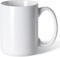 16 OZ Coffee Mug, Classic Blank Ceramic Cup by Smilatte