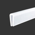 Clear Rubber Edge Trim，U Channel Silicone Rubber Edge Trim, 3/32" Slot by Protalwell