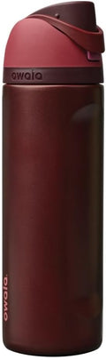 Owala FreeSip Stainless Steel Water Bottle 24 oz Black Cherry by Unknown
