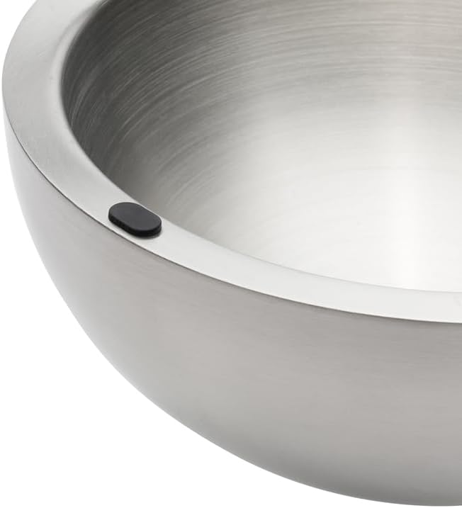 Dip Chiller Bowl - Large 70oz Capacity - Frozen Ice Stainless Steel Party Serving Bowl - Insulated Dip Dish Platter Keeps Salsa, Guacamole, Condiments, Sauces, Salad & Food Hot or Cold (2 Bowls)