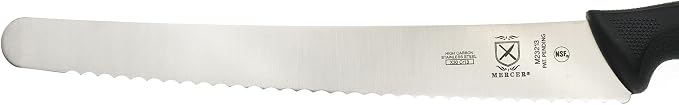 Mercer Culinary M23213 Millenia Black Handle, 12-Inch Wavy Edge, Brisket Knife - Image 4