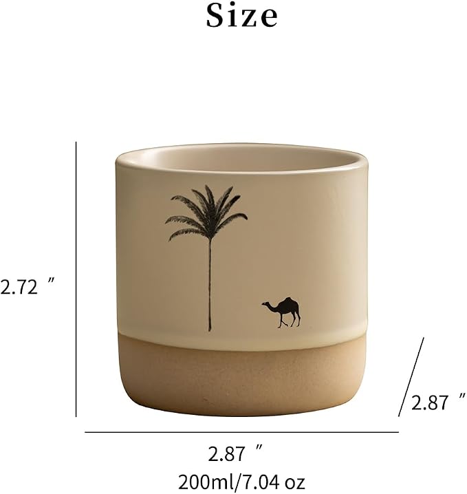 7oz Ceramic Mug Cups with DIY Canvas - Image 7