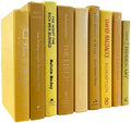 Real Books by Color® (Set of 5, Yellow) Decorative Bookshelf Home Decor Shelf Styling Photo Prop
