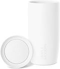 Simple Modern Insulated Travel Coffee Mug 360° Lid | 16oz | White | Voyager by Unknown