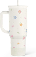 Floral 40oz Slider Tumbler by SANDJEST