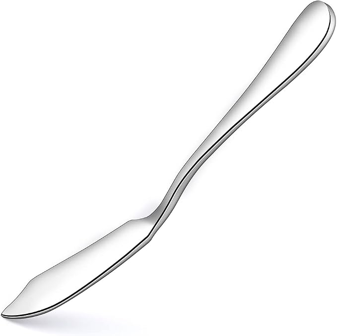 AOOSY Butter Knife, Cute Mini 5.91In Stainless Steel Cheese Knife, Packs of 6 | - Image 3
